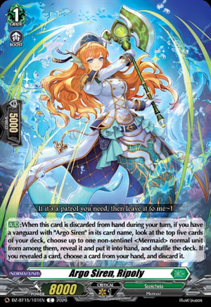 Argo Siren, Ripoly (DZ-BT15/101EN) (DZ-BT15)