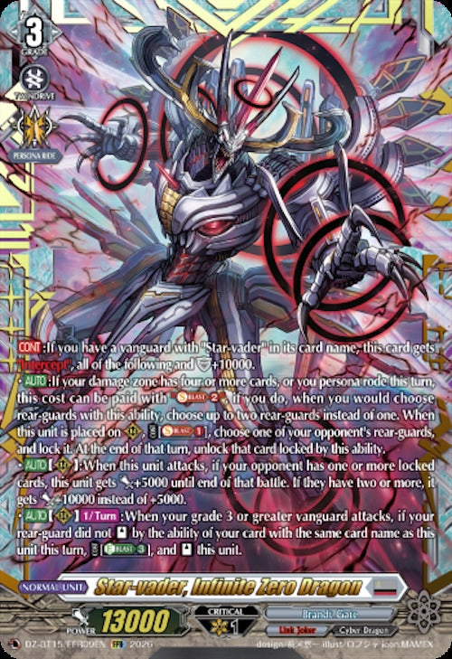 Image for Star-vader, Infinite Zero Dragon (FFR) (DZ-BT15/FFR09EN) (DZ-BT15) - Cardfight Vanguard