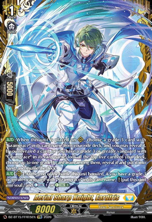 Image for Aerial Sharp Knight, Eardfris (FFR) (DZ-BT15/FFR15EN) (DZ-BT15) - Cardfight Vanguard