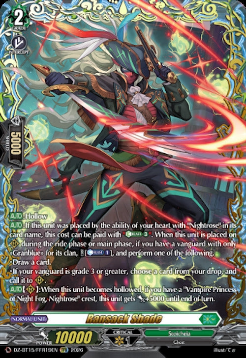 Image for Ransack Shade (FFR) (DZ-BT15/FFR19EN) (DZ-BT15) - Cardfight Vanguard