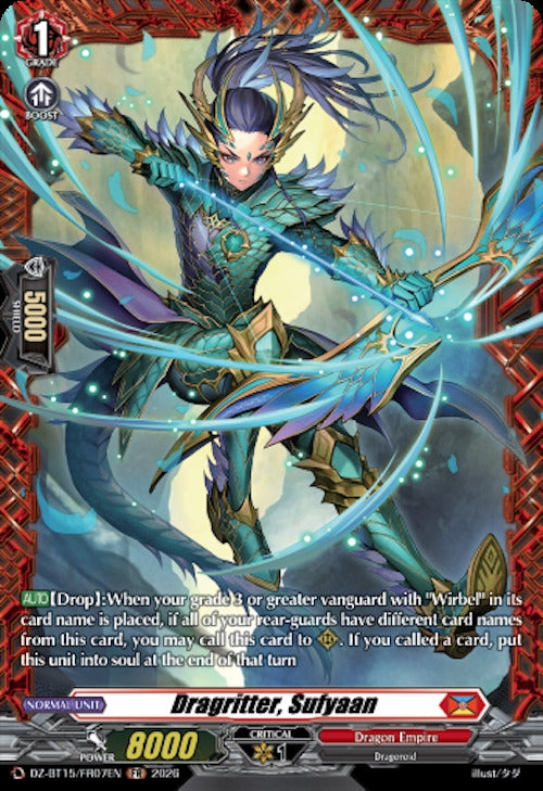 Image for Dragritter, Sufyaan (FR) (DZ-BT15/FR07EN) (DZ-BT15) - Cardfight Vanguard