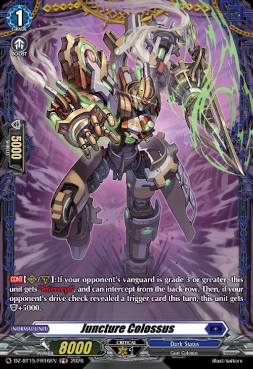 Image for Juncture Colossus (FR) (DZ-BT15/FR16EN) (DZ-BT15) - Cardfight Vanguard