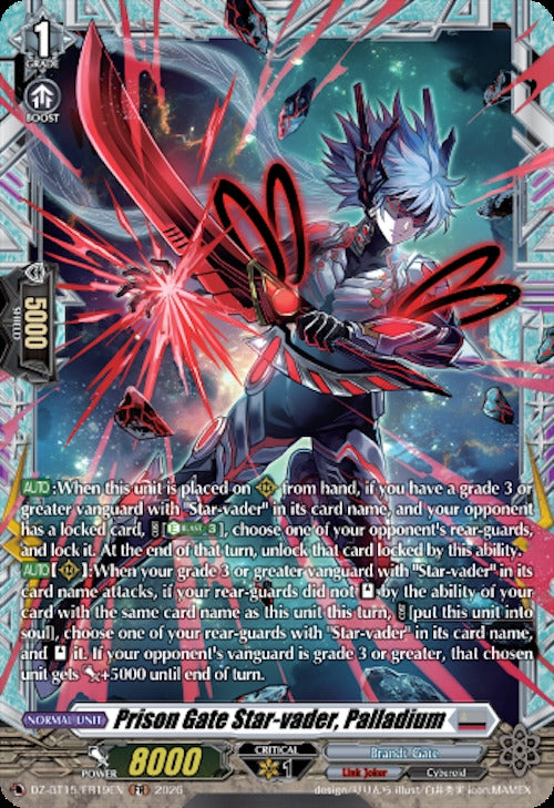 Image for Prison Gate Star-vader, Palladium (FR) (DZ-BT15/FR19EN) (DZ-BT15) - Cardfight Vanguard