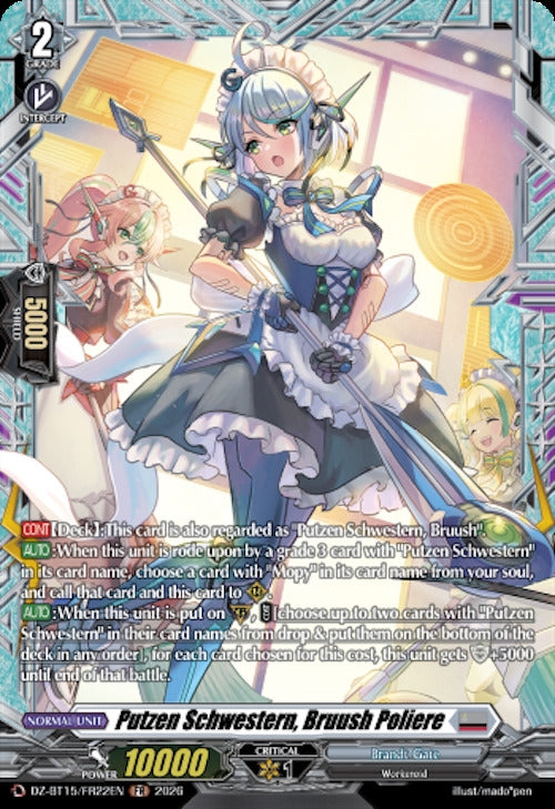 Image for Putzen Schwestern, Bruush Poliere (FR) (DZ-BT15/FR22EN) (DZ-BT15) - Cardfight Vanguard