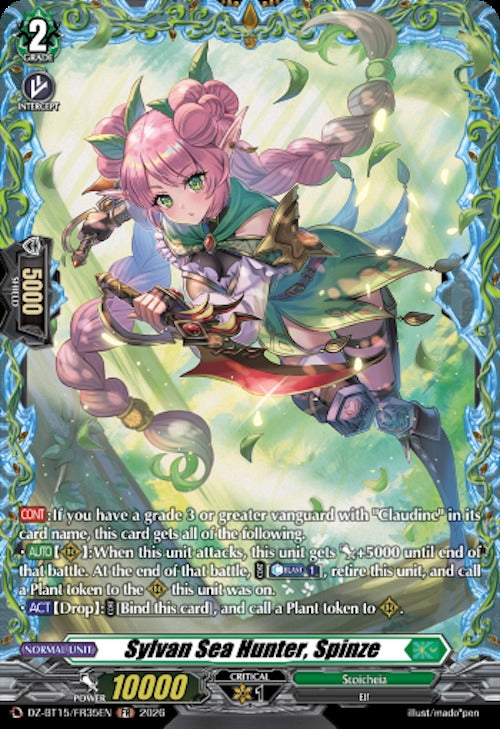 Image for Sylvan Sea Hunter, Spinze (FR) (DZ-BT15/FR35EN) (DZ-BT15) - Cardfight Vanguard