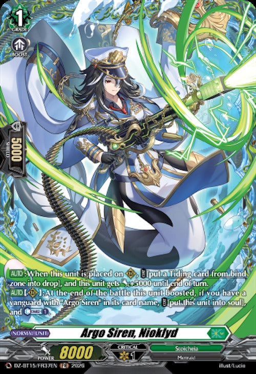 Image for Argo Siren, Nioklyd (FR) (DZ-BT15/FR37EN) (DZ-BT15) - Cardfight Vanguard