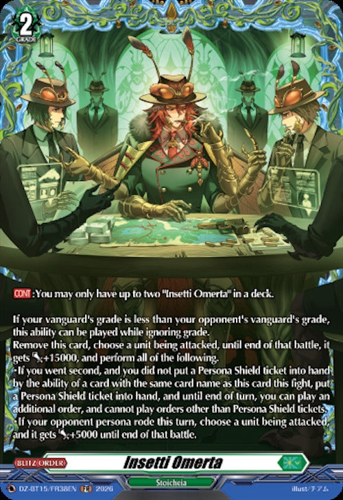 Image for Insetti Omerta (FR) (DZ-BT15/FR38EN) (DZ-BT15) - Cardfight Vanguard