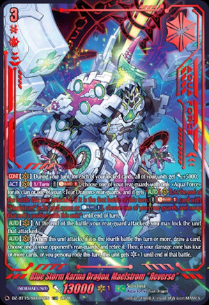 Blue Storm Karma Dragon, Maelstrom "Reverse" (SEC) (DZ-BT15/SEC06EN) (DZ-BT15)