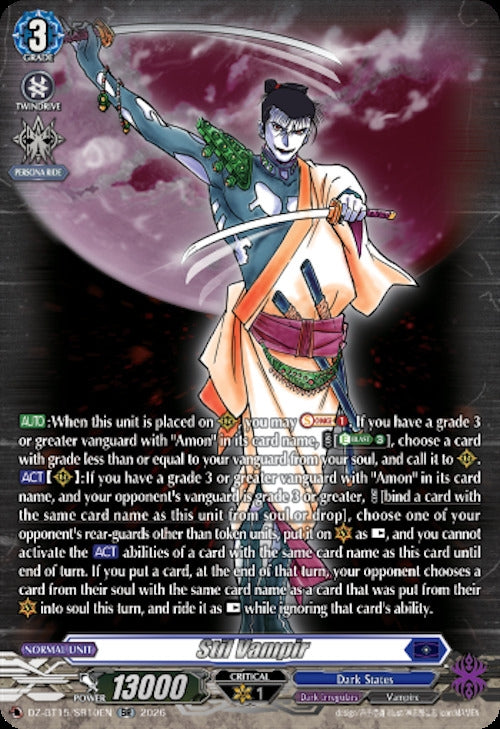 Image for Stil Vampir (SR) (DZ-BT15/SR10EN) (DZ-BT15) - Cardfight Vanguard