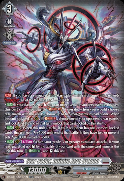Image for Star-vader, Infinite Zero Dragon (SR) (DZ-BT15/SR17EN) (DZ-BT15) - Cardfight Vanguard