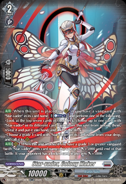 Image for Star-vader, Colony Maker (SR) (DZ-BT15/SR19EN) (DZ-BT15) - Cardfight Vanguard
