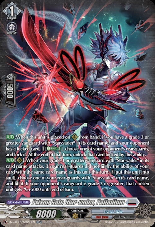 Image for Prison Gate Star-vader, Palladium (SR) (DZ-BT15/SR21EN) (DZ-BT15) - Cardfight Vanguard