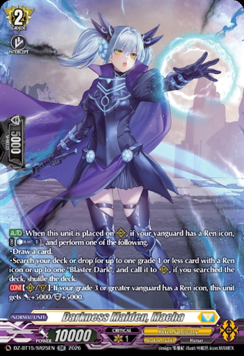 Image for Darkness Maiden, Macha (SR) (DZ-BT15/SR25EN) (DZ-BT15) - Cardfight Vanguard