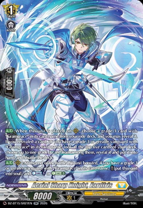 Image for Aerial Sharp Knight, Eardfris (SR) (DZ-BT15/SR27EN) (DZ-BT15) - Cardfight Vanguard