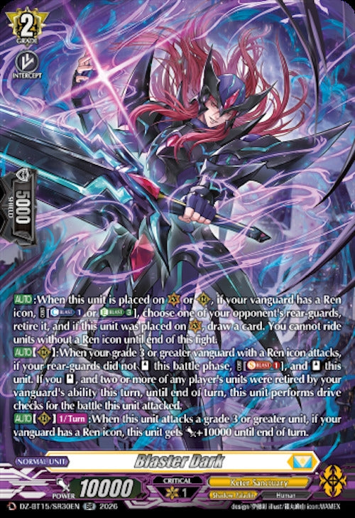 Image for Blaster Dark (SR) (DZ-BT15/SR30EN) (DZ-BT15) - Cardfight Vanguard