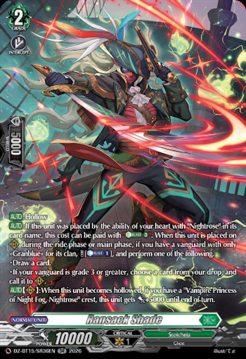 Image for Ransack Shade (SR) (DZ-BT15/SR36EN) (DZ-BT15) - Cardfight Vanguard