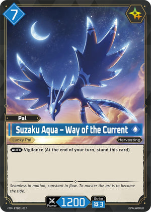 Suzaku Aqua - Way of the Current (ETD01-017) (TD01)