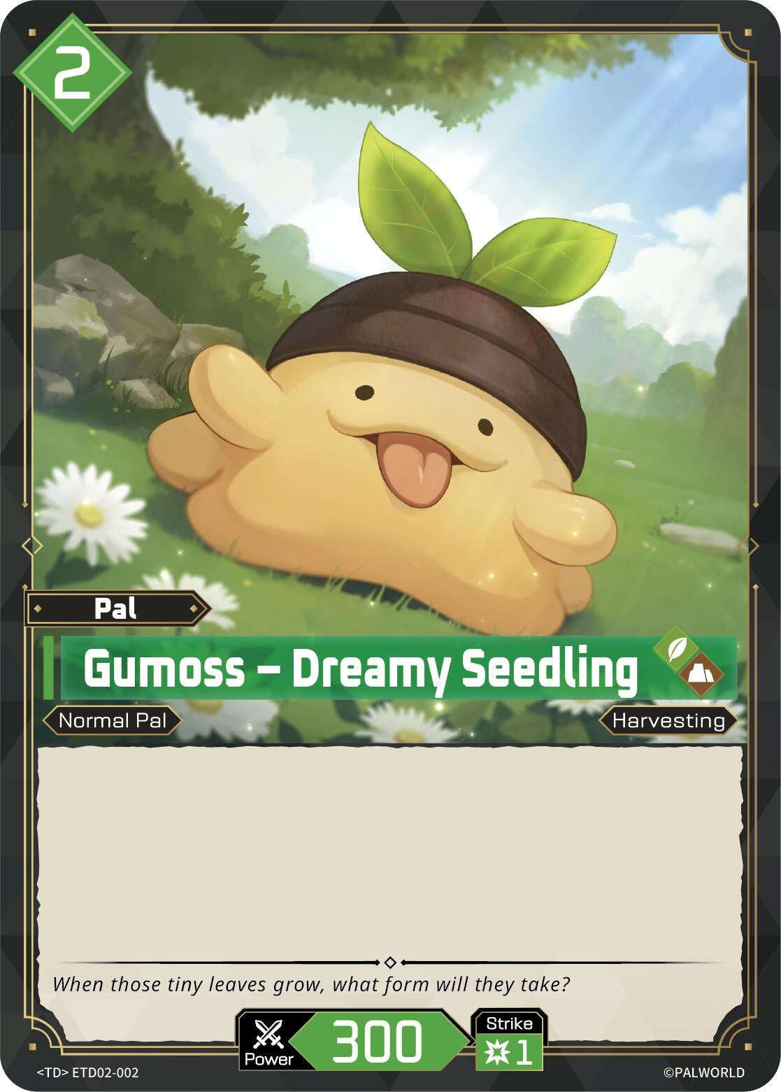 Image for Gumoss - Dreamy Seedling (ETD02-002) (TD02) - Palworld OFFICIAL CARD GAME