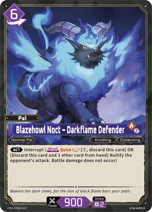 Blazehowl Noct - Darkflame Defender (ETD02-017) (TD02)