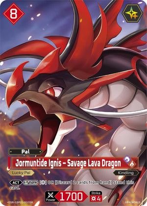 Jormuntide Ignis - Savage Lava Dragon (OSR) (EBP01-001OSR)