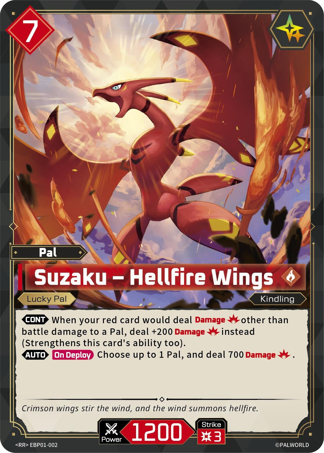 Suzaku - Hellfire Wings (EBP01-002)