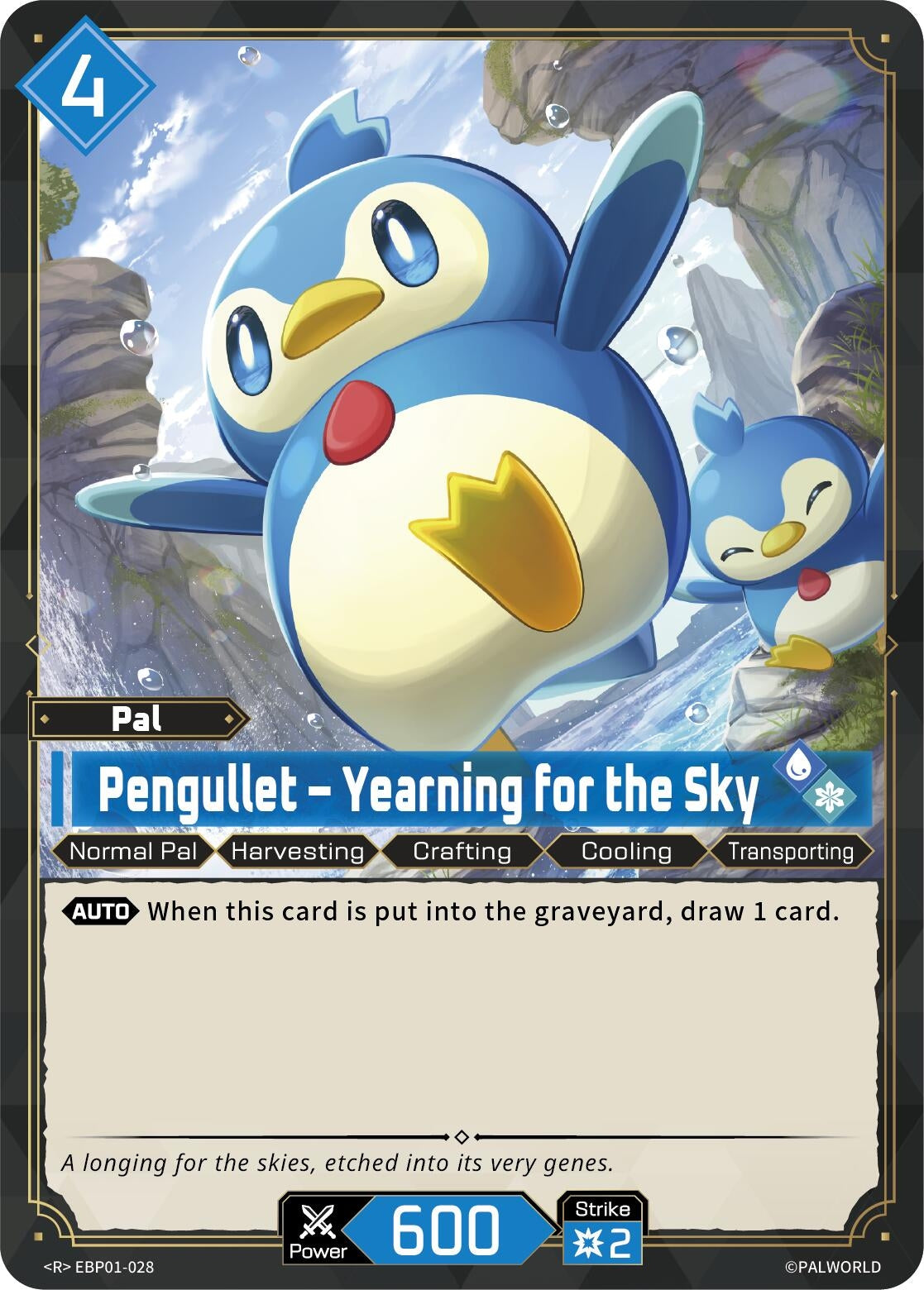 Image for Pengullet - Yearning for the Sky (EBP01-028) (BP01) - Palworld OFFICIAL CARD GAME