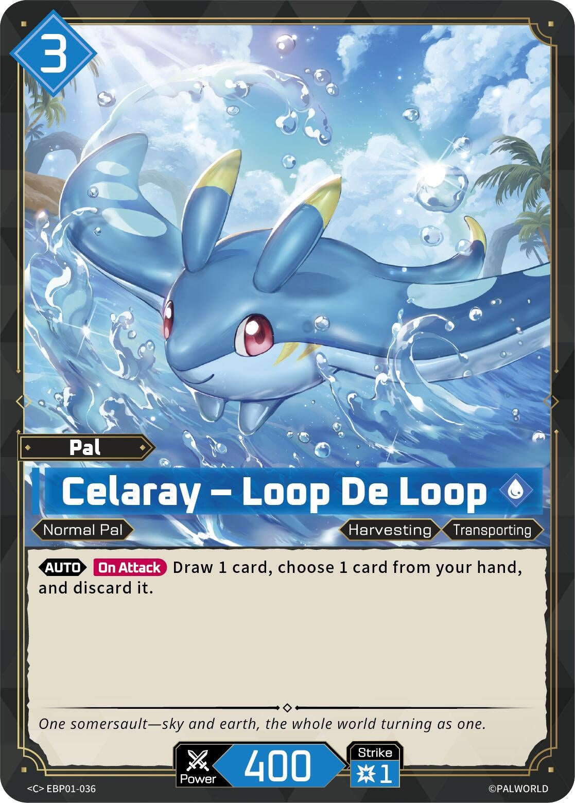 Image for Celaray - Loop De Loop (EBP01-036) (BP01) - Palworld OFFICIAL CARD GAME