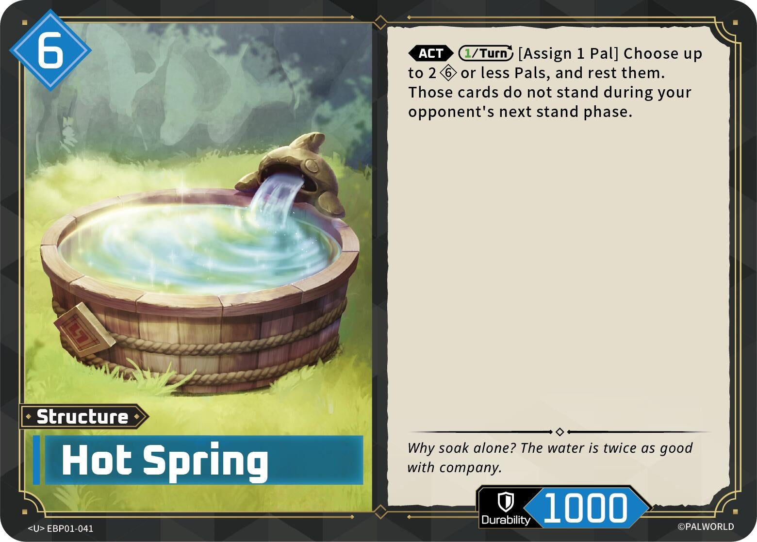 Image for Hot Spring (EBP01-041) (BP01) - Palworld OFFICIAL CARD GAME