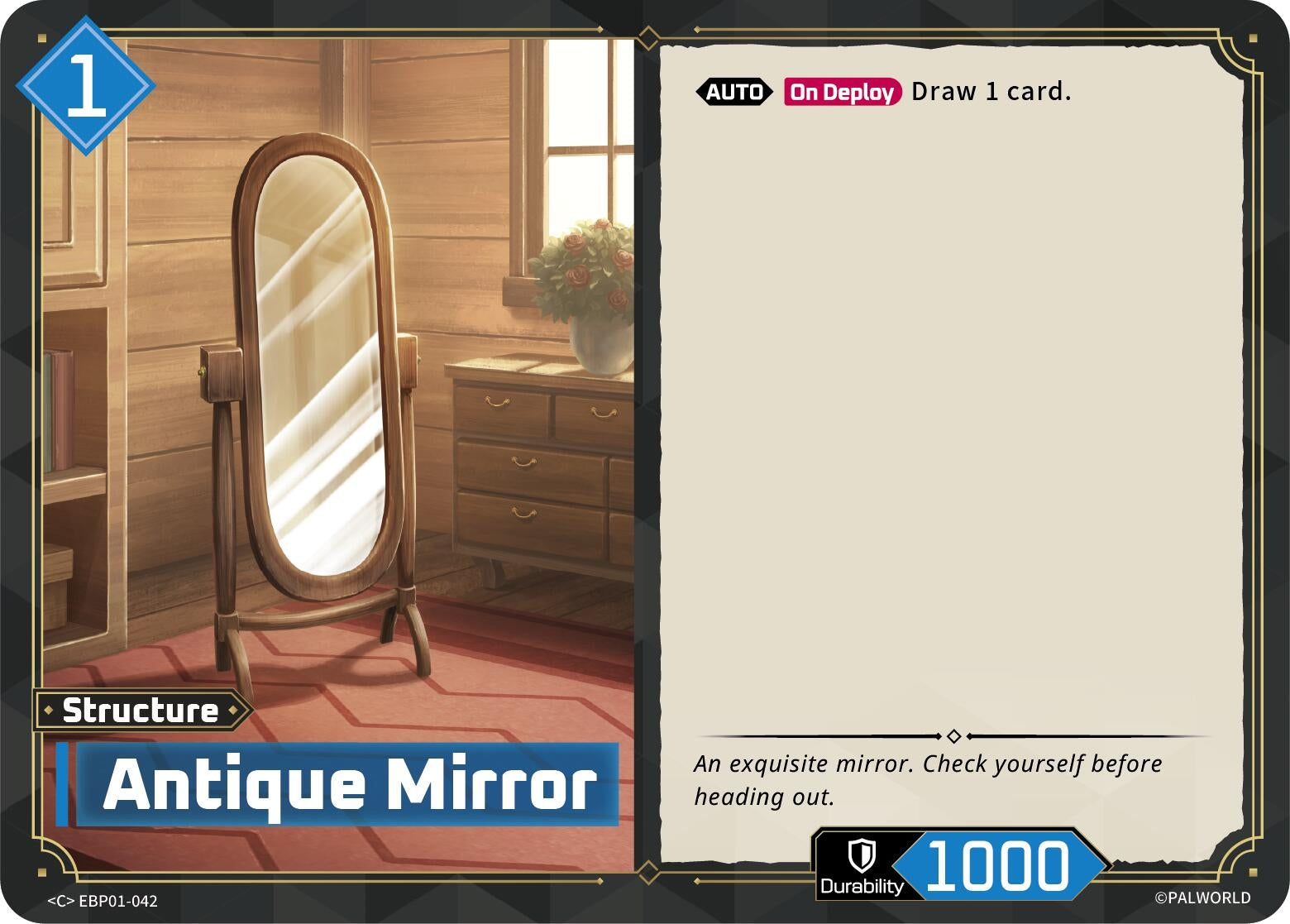 Image for Antique Mirror (EBP01-042) (BP01) - Palworld OFFICIAL CARD GAME
