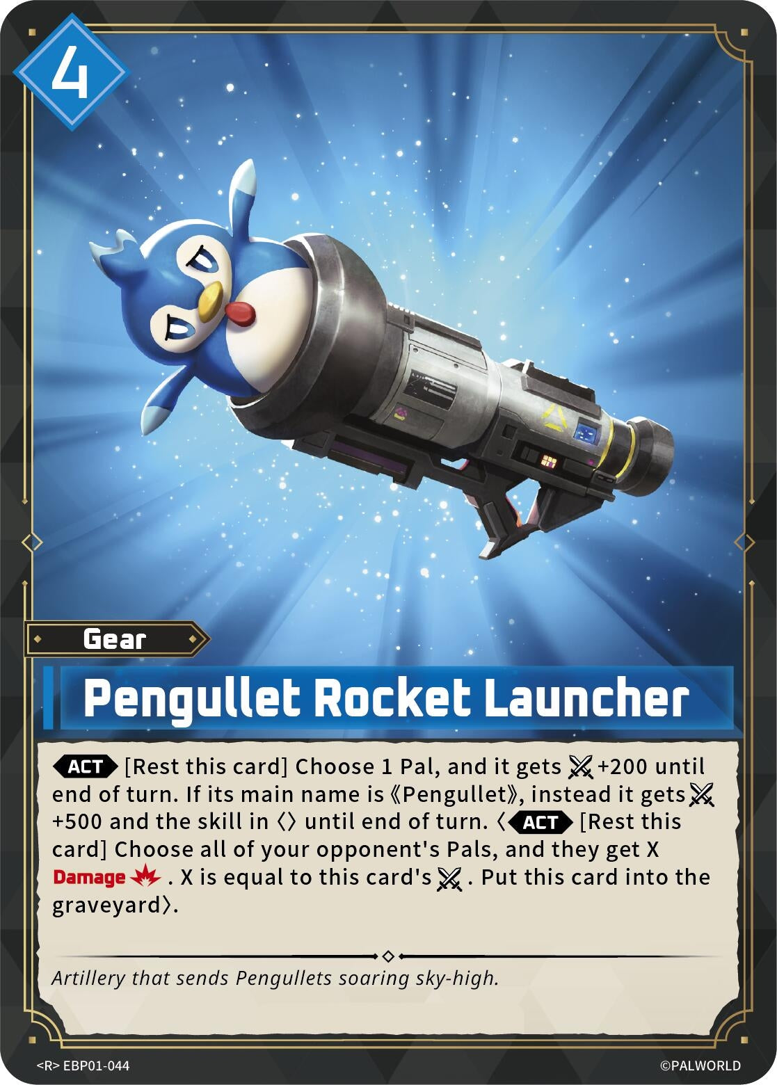 Image for Pengullet Rocket Launcher (EBP01-044) (BP01) - Palworld OFFICIAL CARD GAME