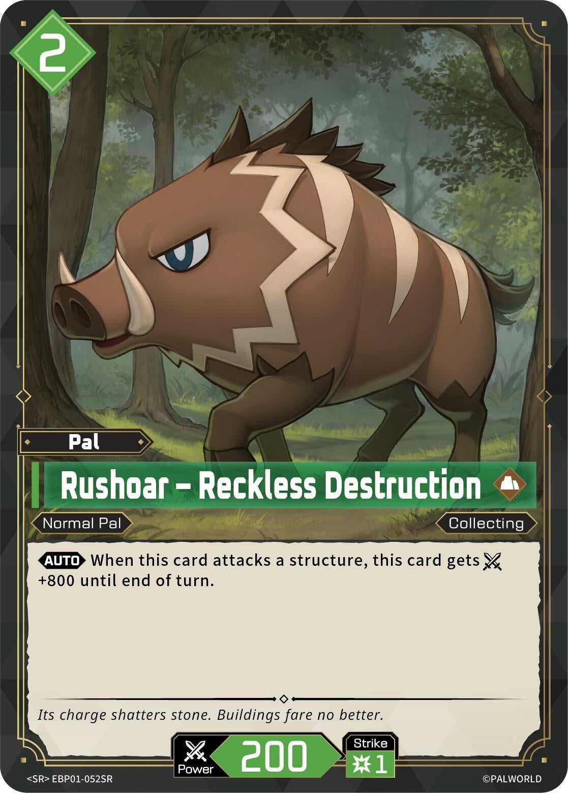 Rushoar - Reckless Destruction (SR) (EBP01-052SR)