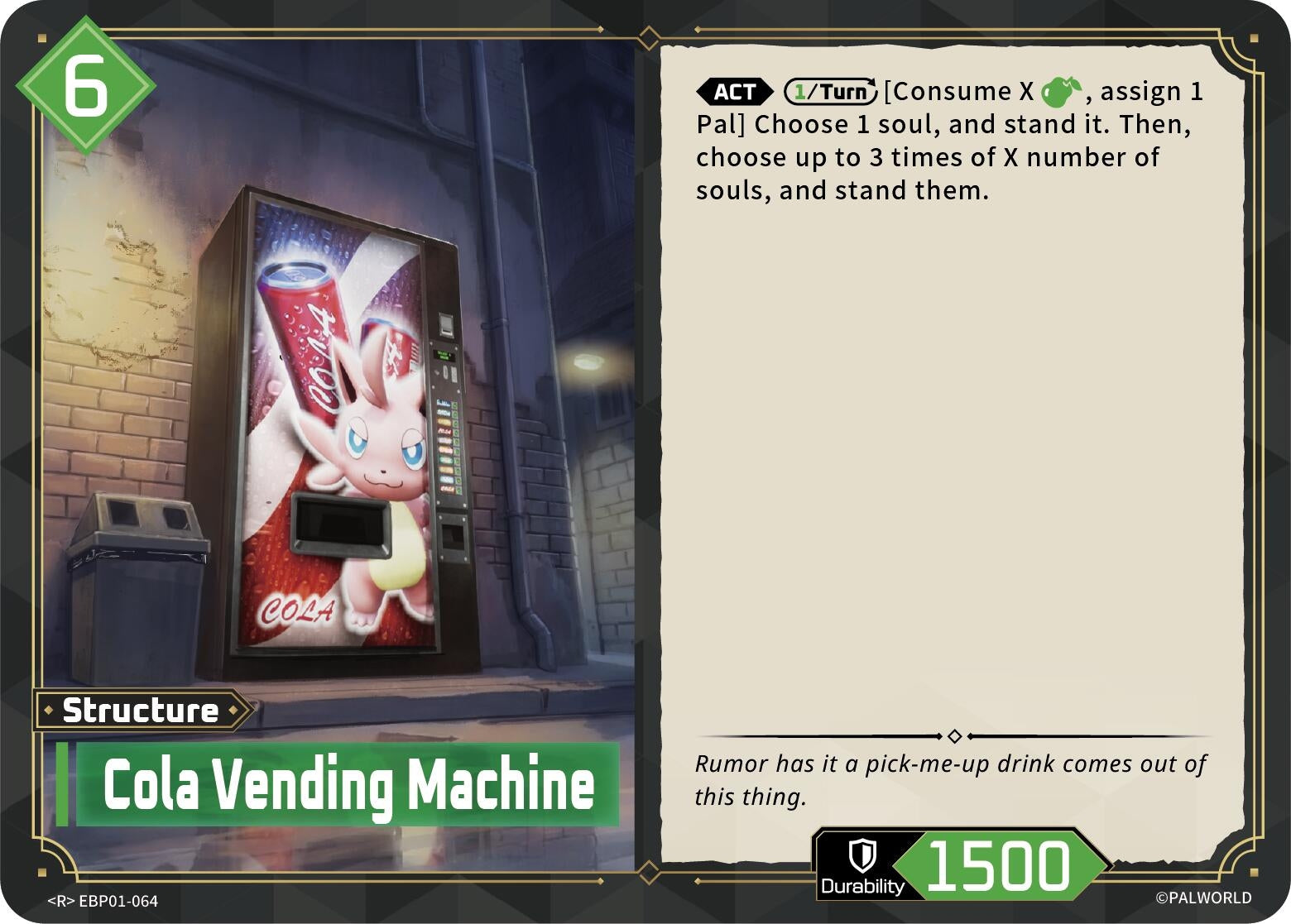 Image for Cola Vending Machine (EBP01-064) (BP01) - Palworld OFFICIAL CARD GAME