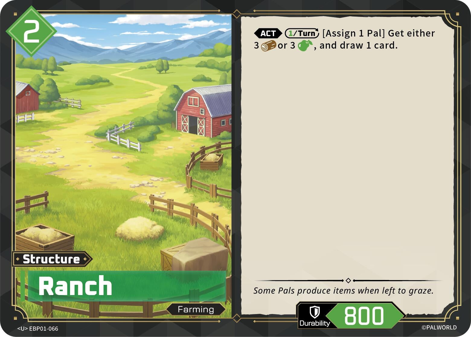 Image for Ranch (EBP01-066) (BP01) - Palworld OFFICIAL CARD GAME
