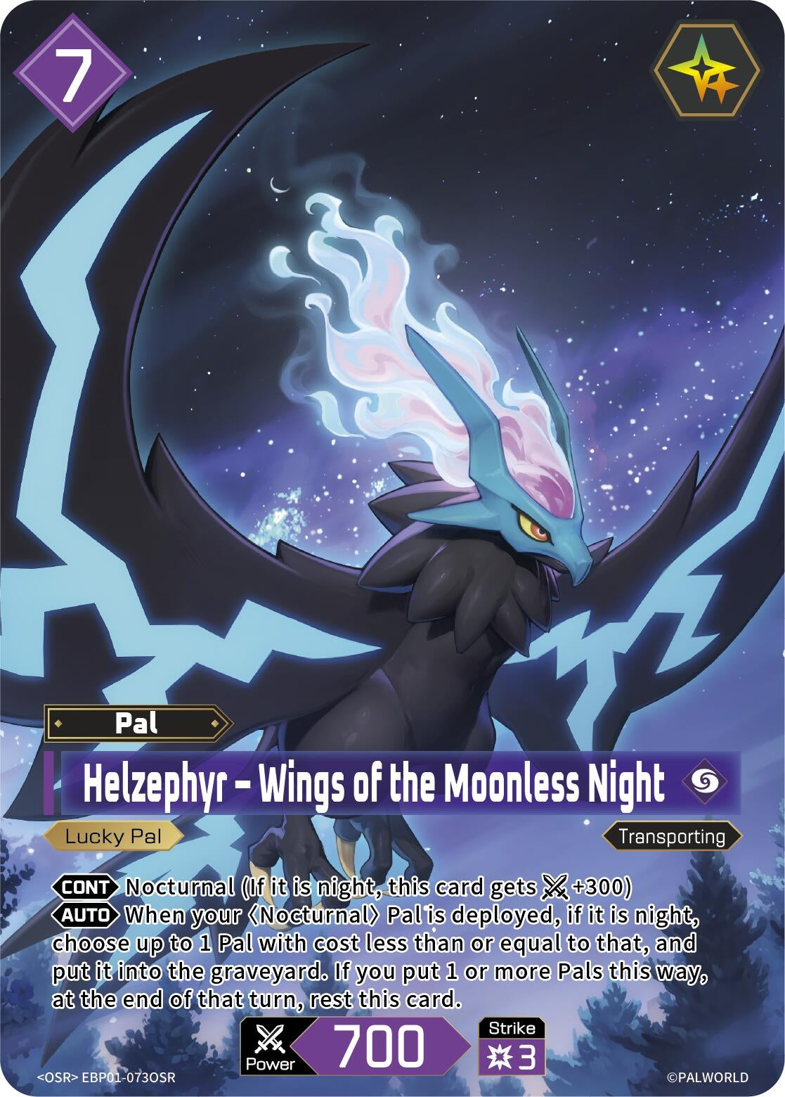 Helzephyr - Wings of the Moonless Night (OSR) (EBP01-073OSR)
