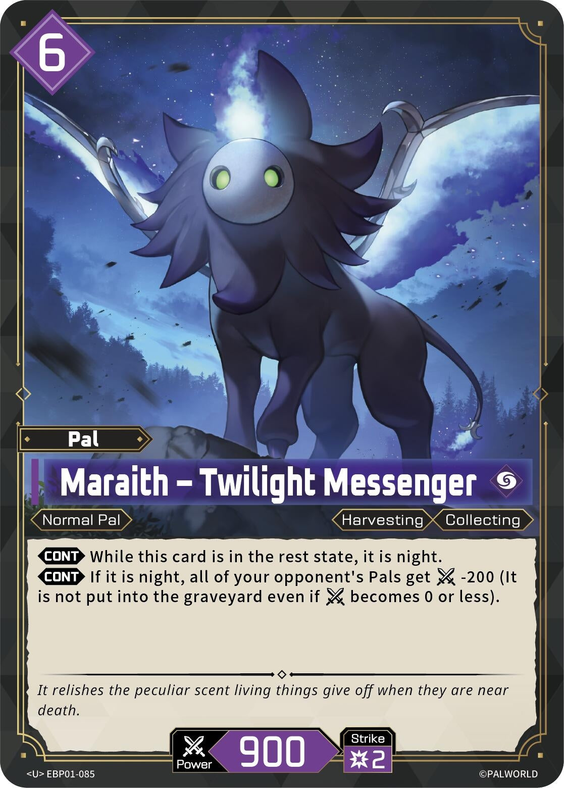 Image for Maraith - Twilight Messenger (EBP01-085) (BP01) - Palworld OFFICIAL CARD GAME