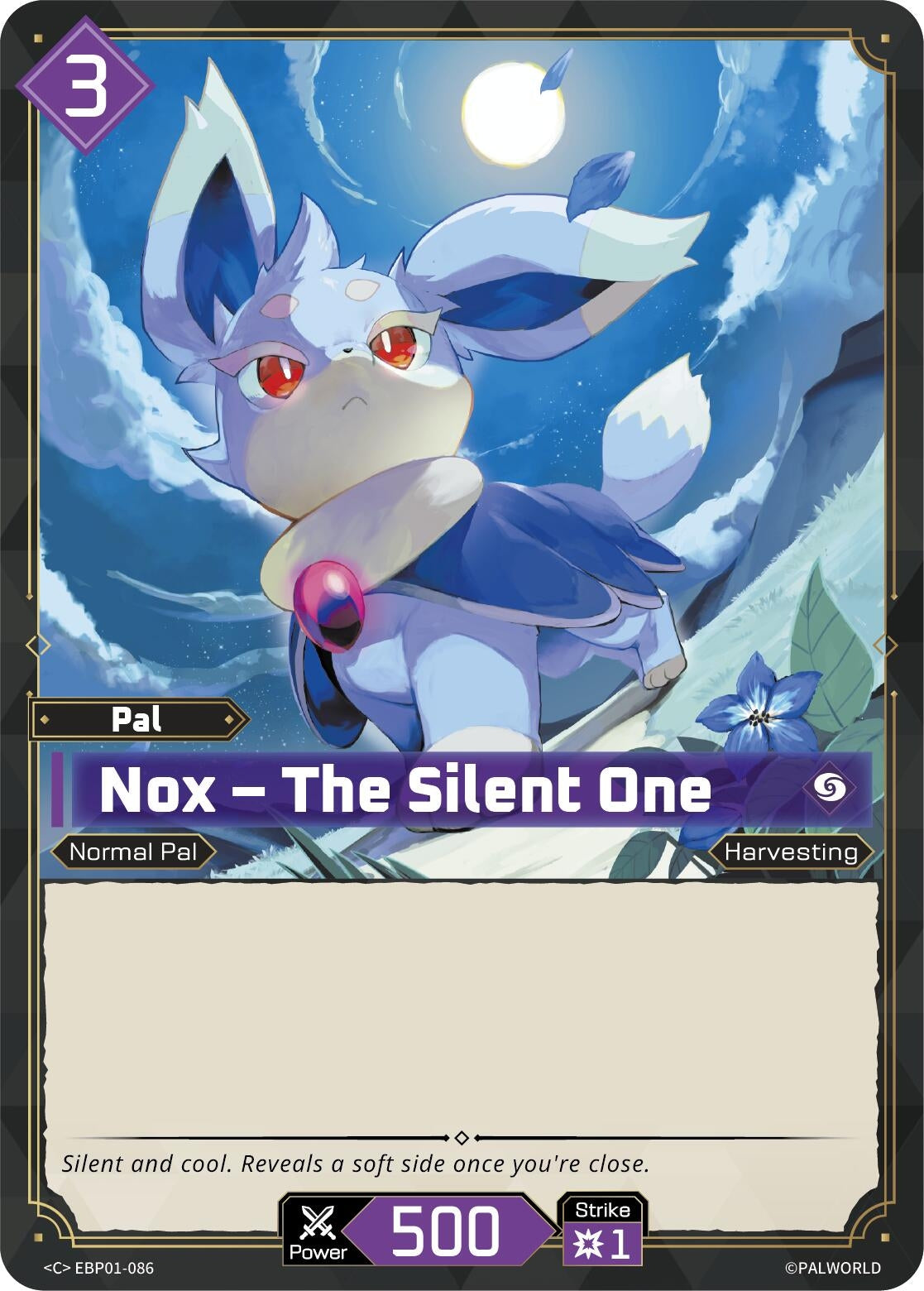 Image for Nox - The Silent One (EBP01-086) (BP01) - Palworld OFFICIAL CARD GAME