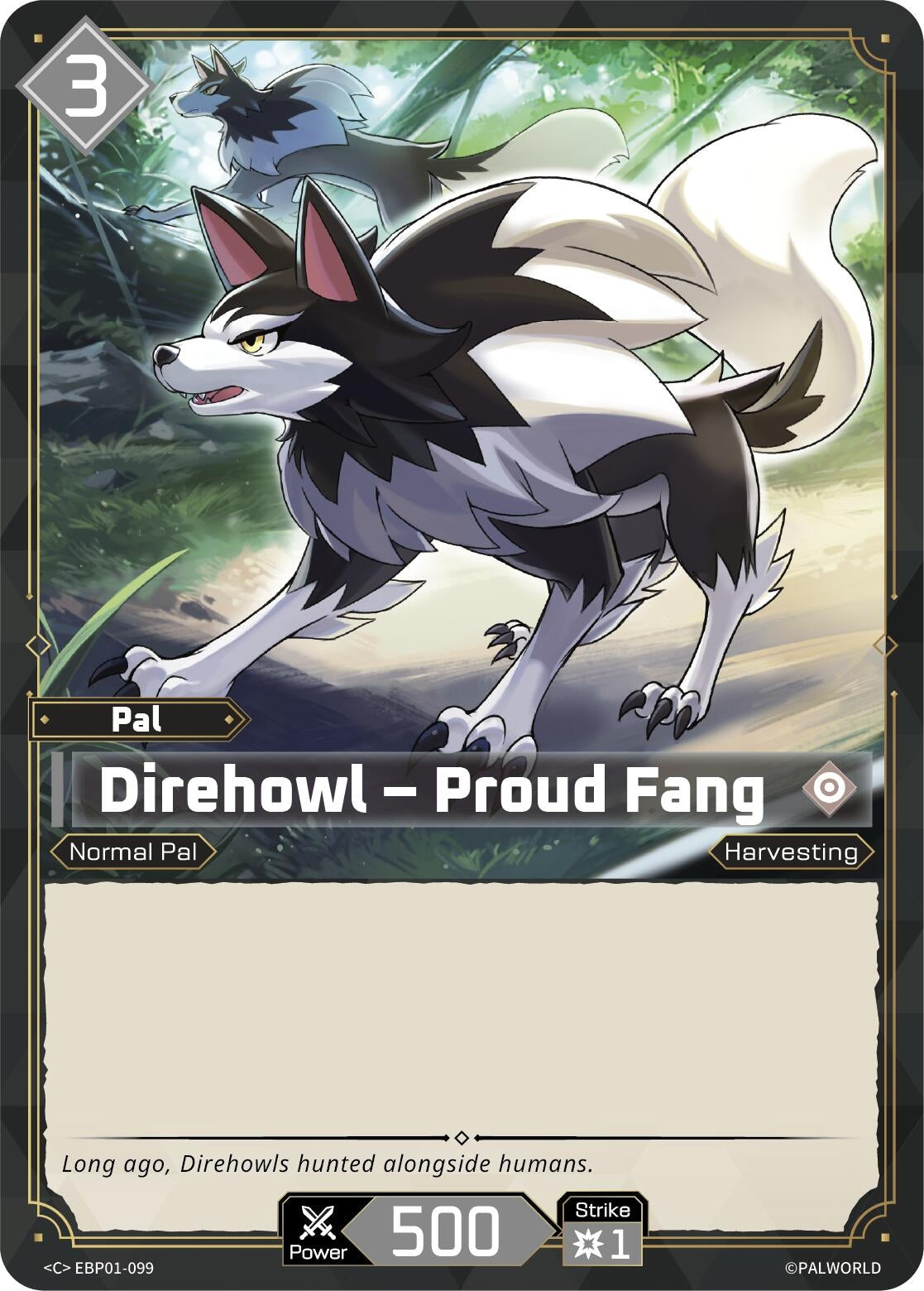 Image for Direhowl - Proud Fang (EBP01-099) (BP01) - Palworld OFFICIAL CARD GAME