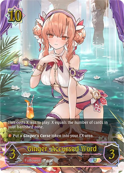 Ginger, Accursed Word (PCS01-002EN) (PCS01)