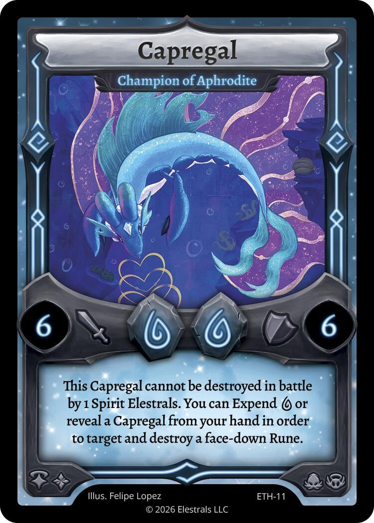 Image for Capregal - Champion of Aphrodite (ETH-11) - Elestrals