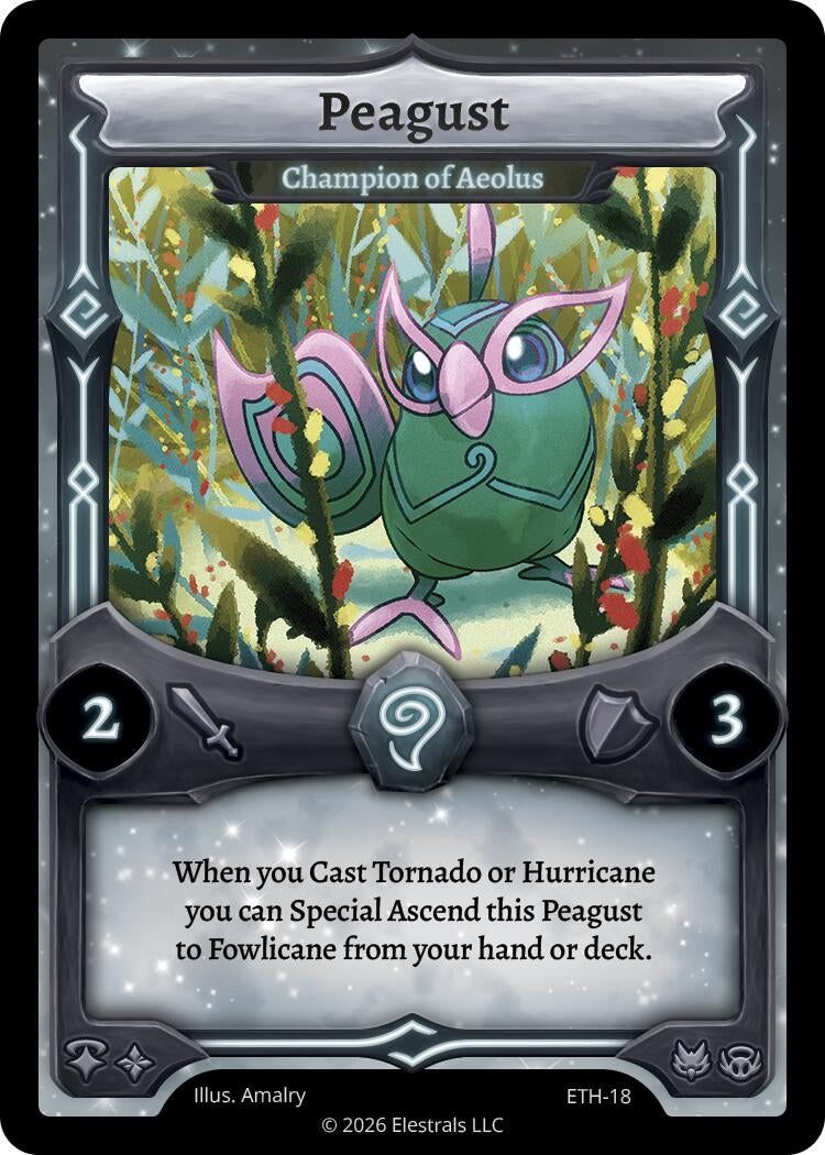Image for Peagust - Champion of Aeolus (ETH-18) - Elestrals
