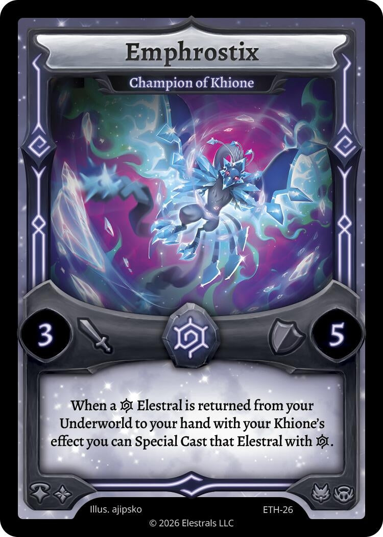 Image for Emphrostix - Champion of Khione (ETH-26) - Elestrals
