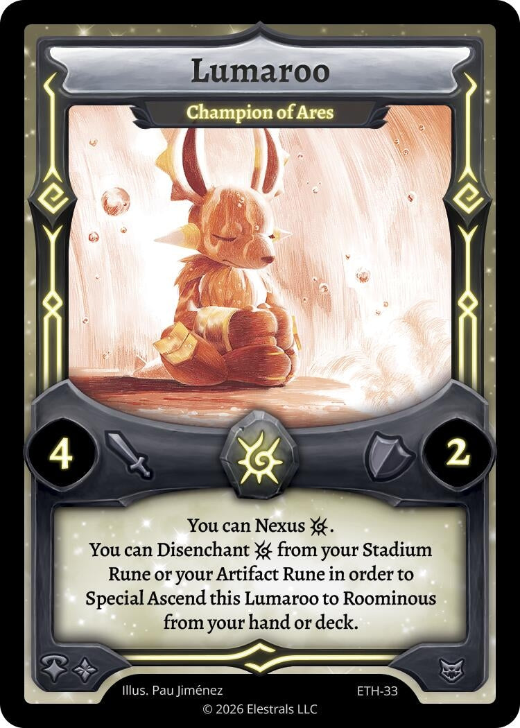 Image for Lumaroo - Champion of Ares (ETH-33) - Elestrals
