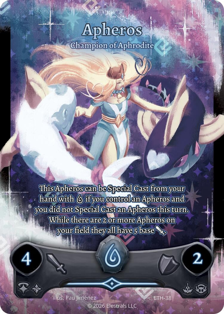 Image for Apheros - Champion of Aphrodite (ETH-38) - Elestrals