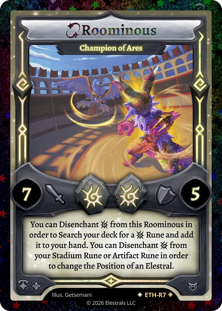 Image for Roominous - Champion of Ares (Stellar) (ETH-R7) - Elestrals