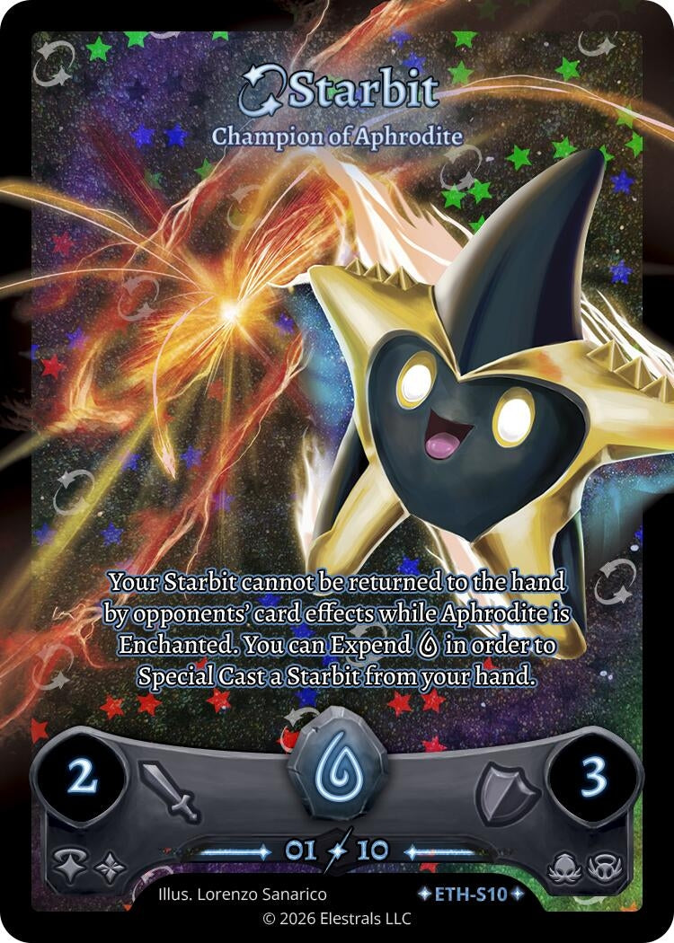 Image for Starbit - Champion of Aphrodite (Serialized) (ETH-S10) - Elestrals