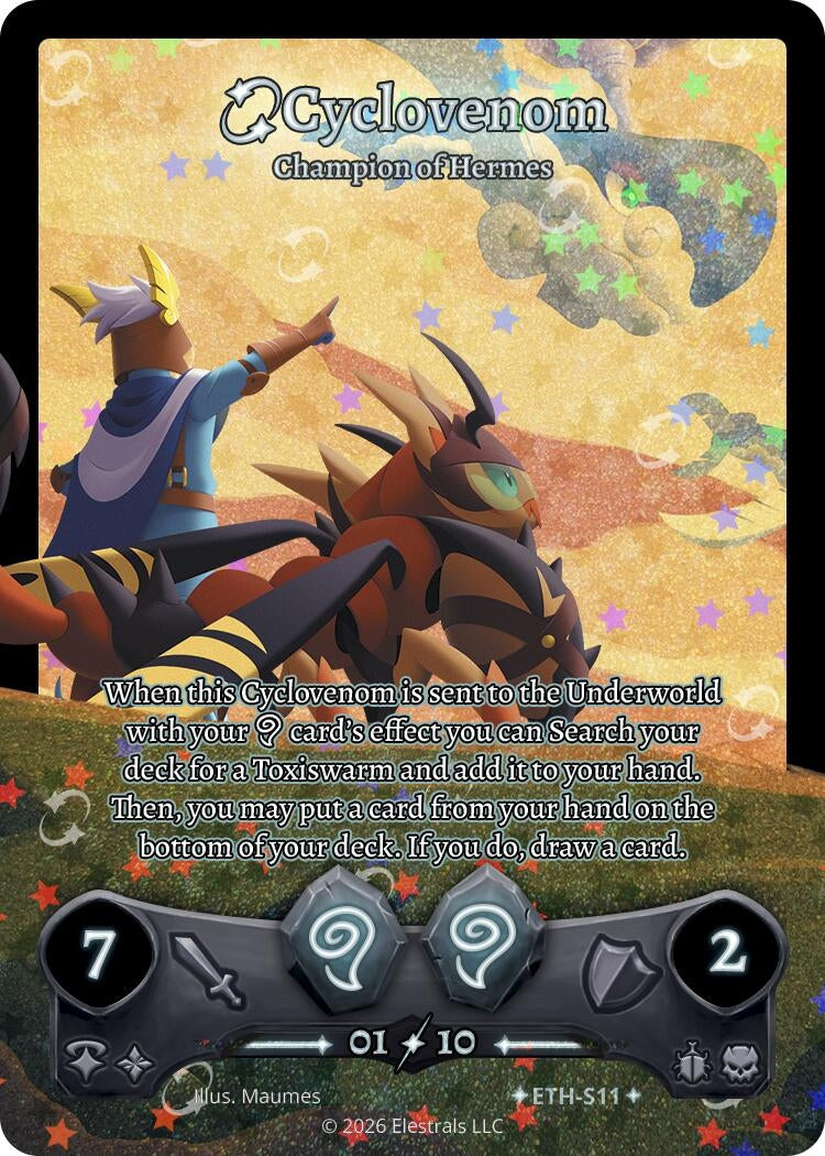 Image for Cyclovenom - Champion of Hermes (Serialized) (ETH-S11) - Elestrals