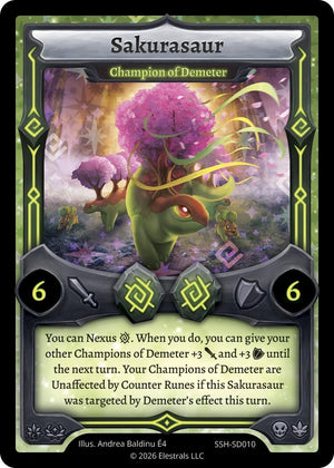Sakurasaur - Champion of Demeter (SSH-SD010) (SSHSD)