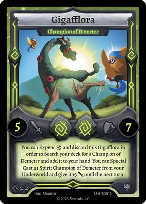 Gigafflora - Champion of Demeter (SSH-SD012) (SSHSD)