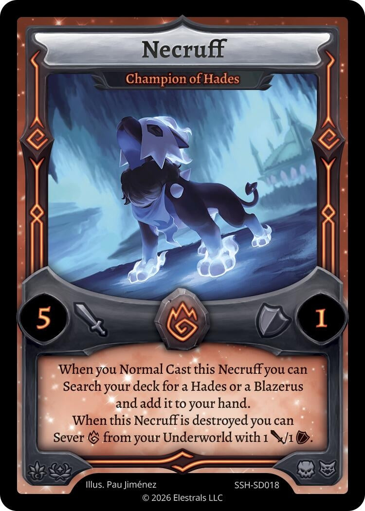 Image for Necruff - Champion of Hades (SSH-SD018) (SSHSD) - Elestrals