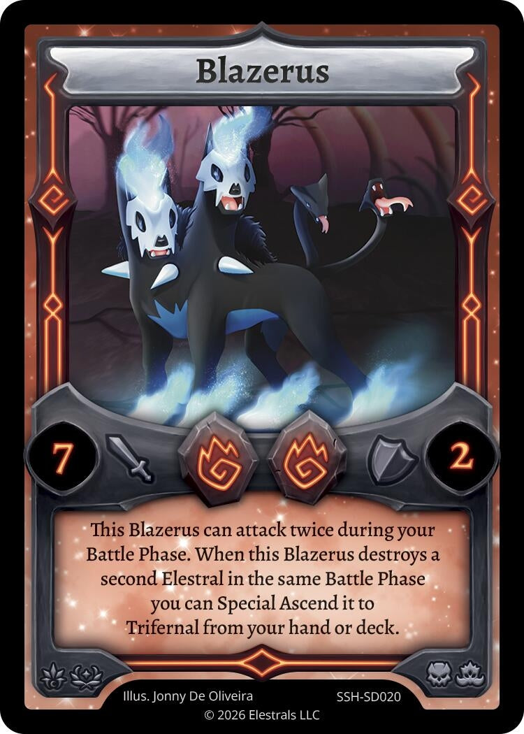Image for Blazerus (SSH-SD020) (SSHSD) - Elestrals